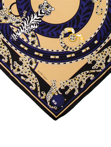 cartier shawl|must de cartier silk scarf.